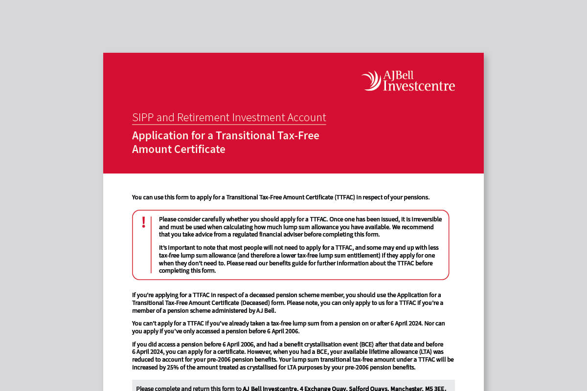 TTFAC application form