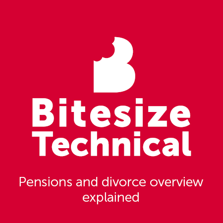 Pensions and divorce overview explained
