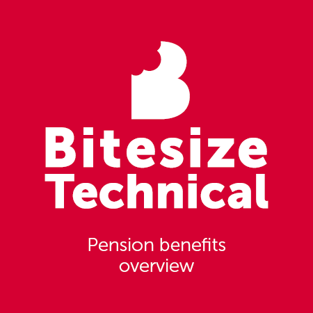 Bitesize technical logo pension benefits