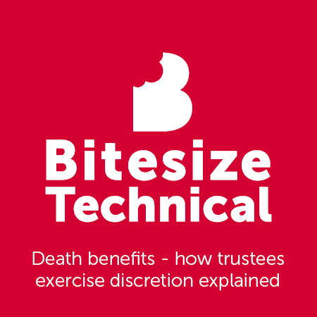 Bitesize technical logo death benefits trustees