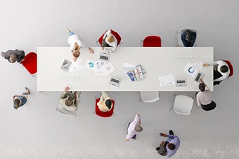 People working in an office