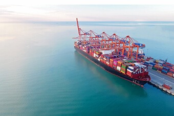 Shipping container boat