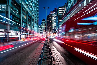 London financial district