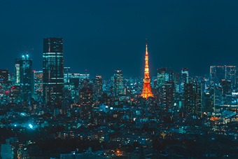 Japan sky line