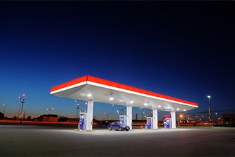 Petrol station