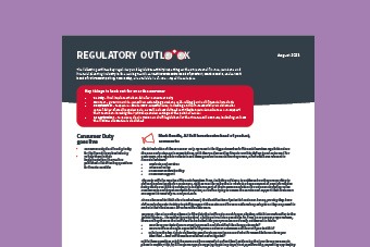 Regulatory outlook