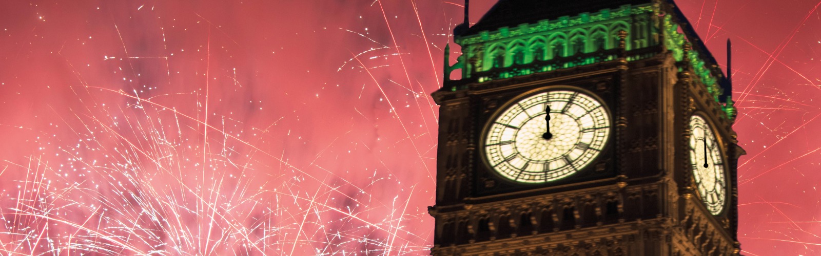 Big Ben and fireworks 