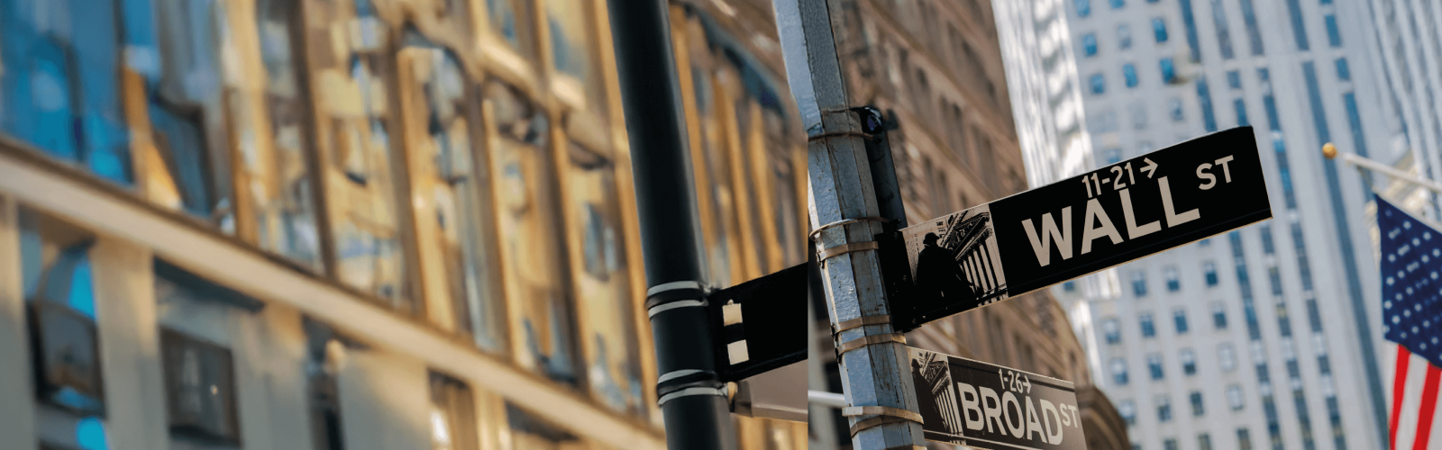 Wall street street sign 