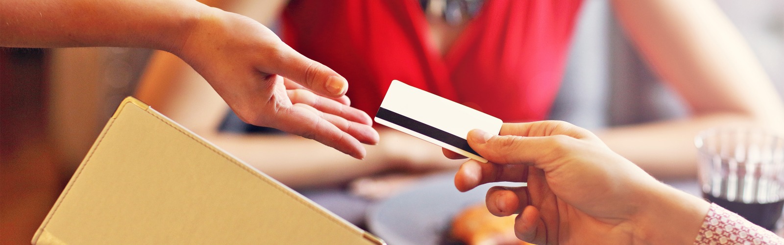 Passing a credit card