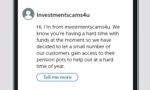 Email scam message